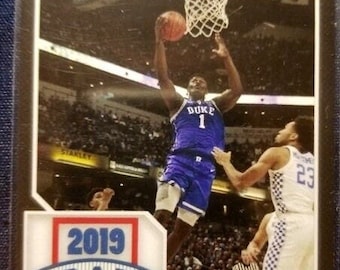 5 tarjetas Zion Williamson Duke Draft Rookie Card raras 5 tarjetas