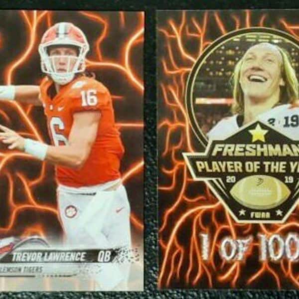 Trevor Lawrence Rookie Card Etsy