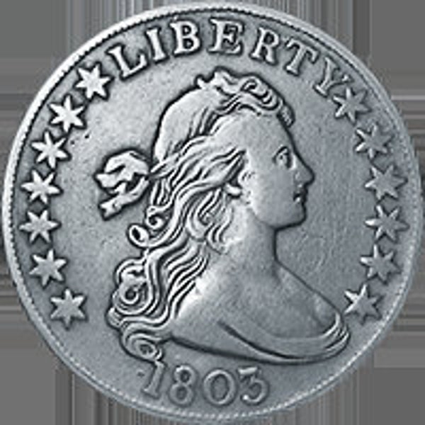 super rare 1803 Dollar 90% Silver Hand Made Souvenir Dollar Commemorative Coin .900 Fine Silver Restrike over 25 g non magnetic