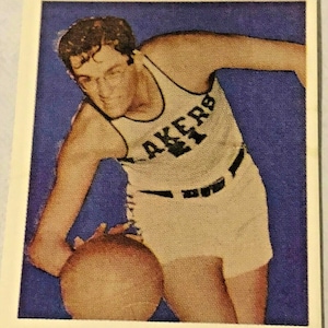 Lotto di 2 carte 1948 George Mikan Rookie ristampa menta #69 HOF menta