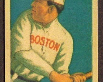 TRIS LAUTSPRECHER Rookie Reprint mint #456 Red Sox Sweet Caporal back 1909 T206