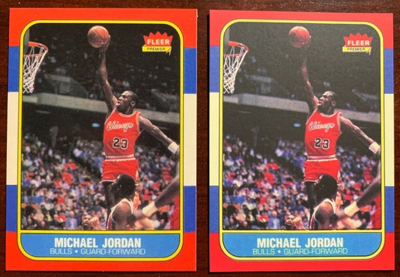 fleer 1986 michael jordan rookie card