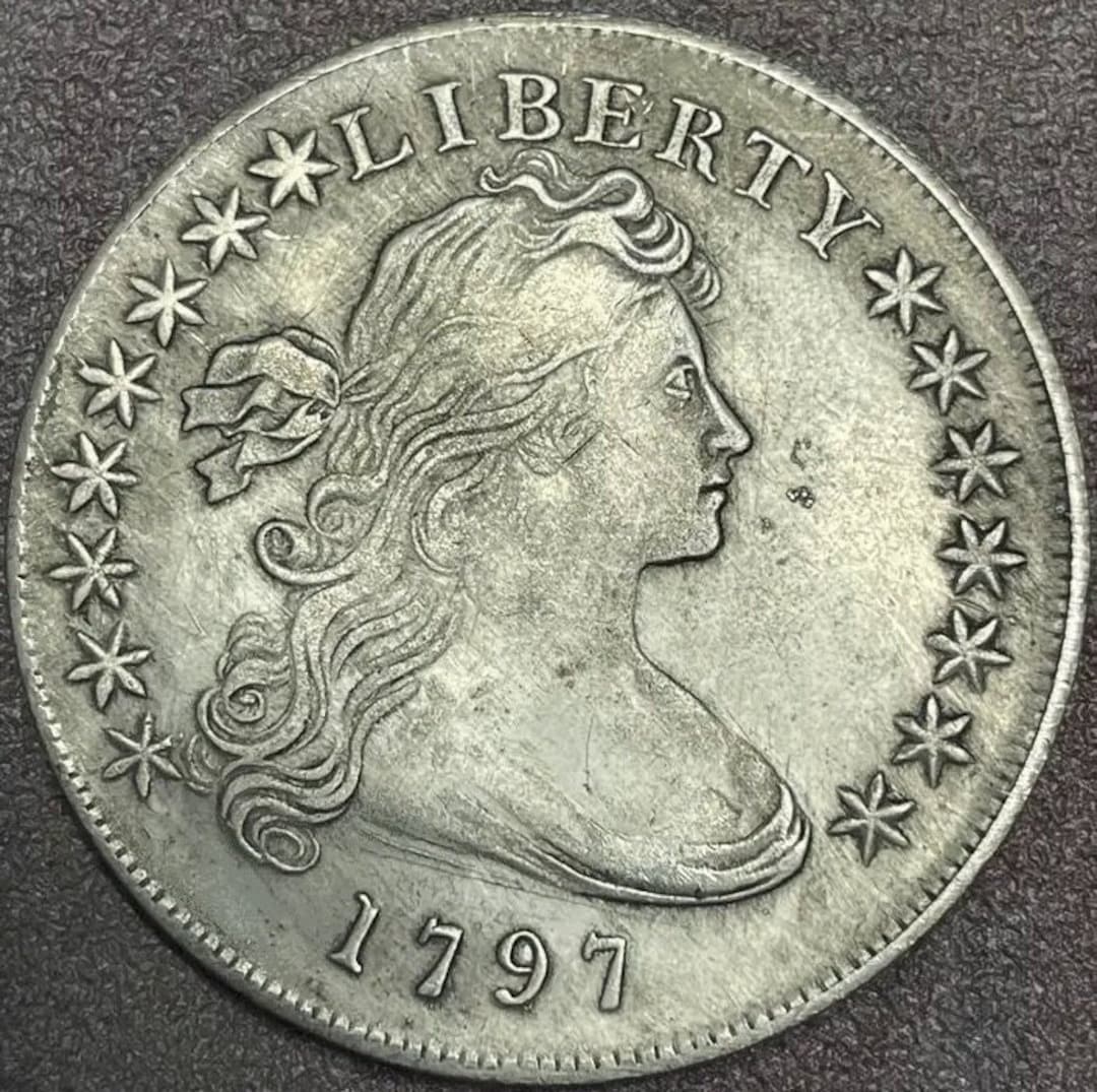 超希少 1797 ヴィンテージ ドレープ バスト ドル記念コイン