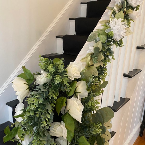 Bridal Garland Hanger for stairs.  Display Bridal Garland and Banners easily on stairs.