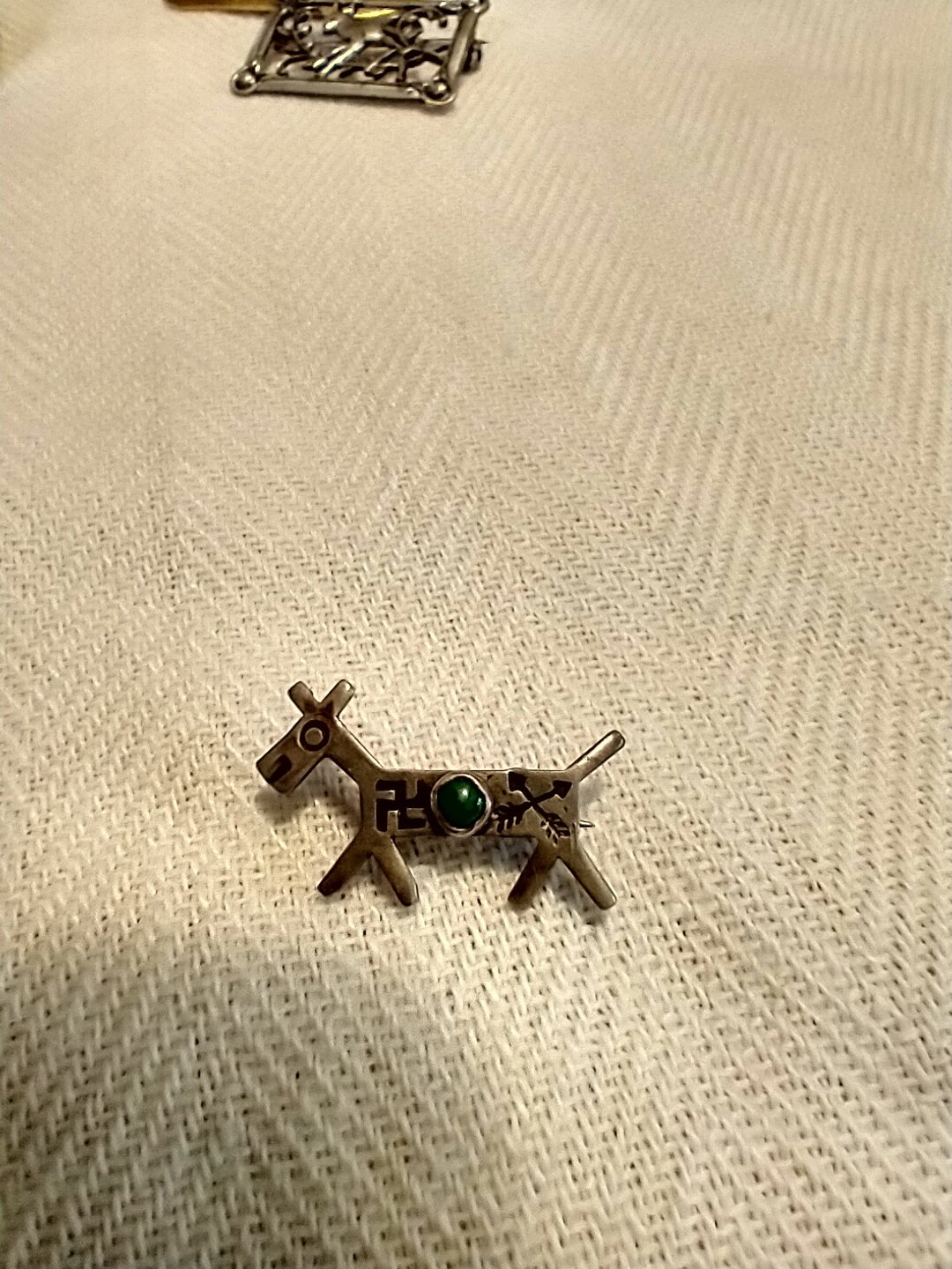 Vintage Aztec Horse Pin - Etsy