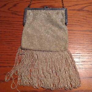 Elegant Retro Craft Beaded Evening Bag