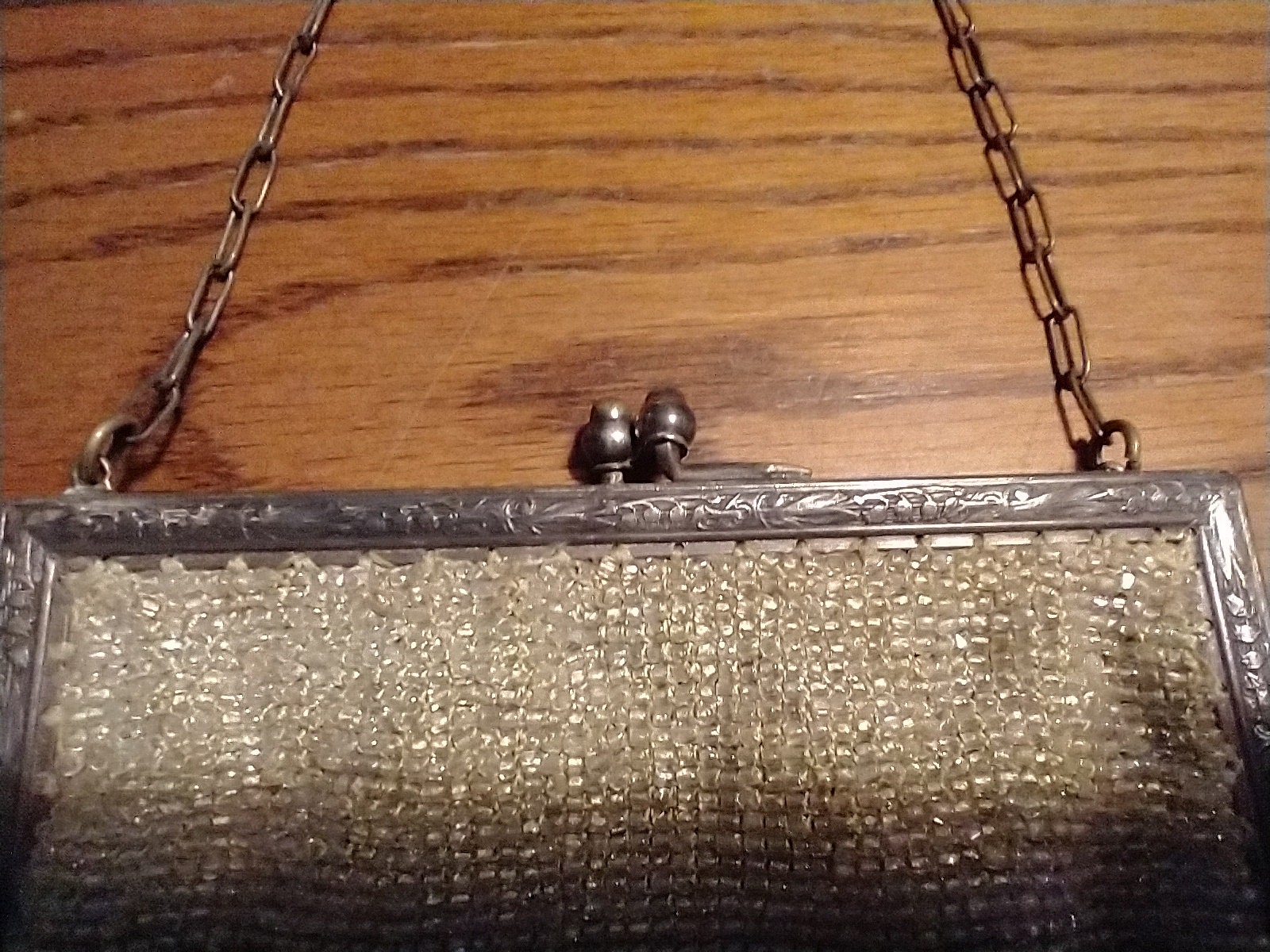 Retro Heavy Craft Beaded Embroidery Evening Portable Bag