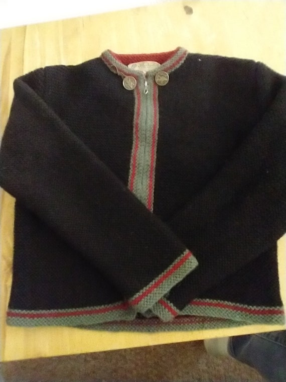 Astri Handarbeit wool zip up sweater children