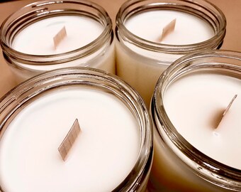 Wood Wick Candles, Crackling Wick Candles, Wooden Wick Candles, Soy Candles, ECO-friendly, Woodwick Candles, Crackle Candle, Farmhouse White