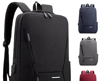 Laptop Backpack, Business Anti Theft Slim Durable Laptops Backpack with USB Charging Port Water Resistant College School Fits 15 Inch laptop