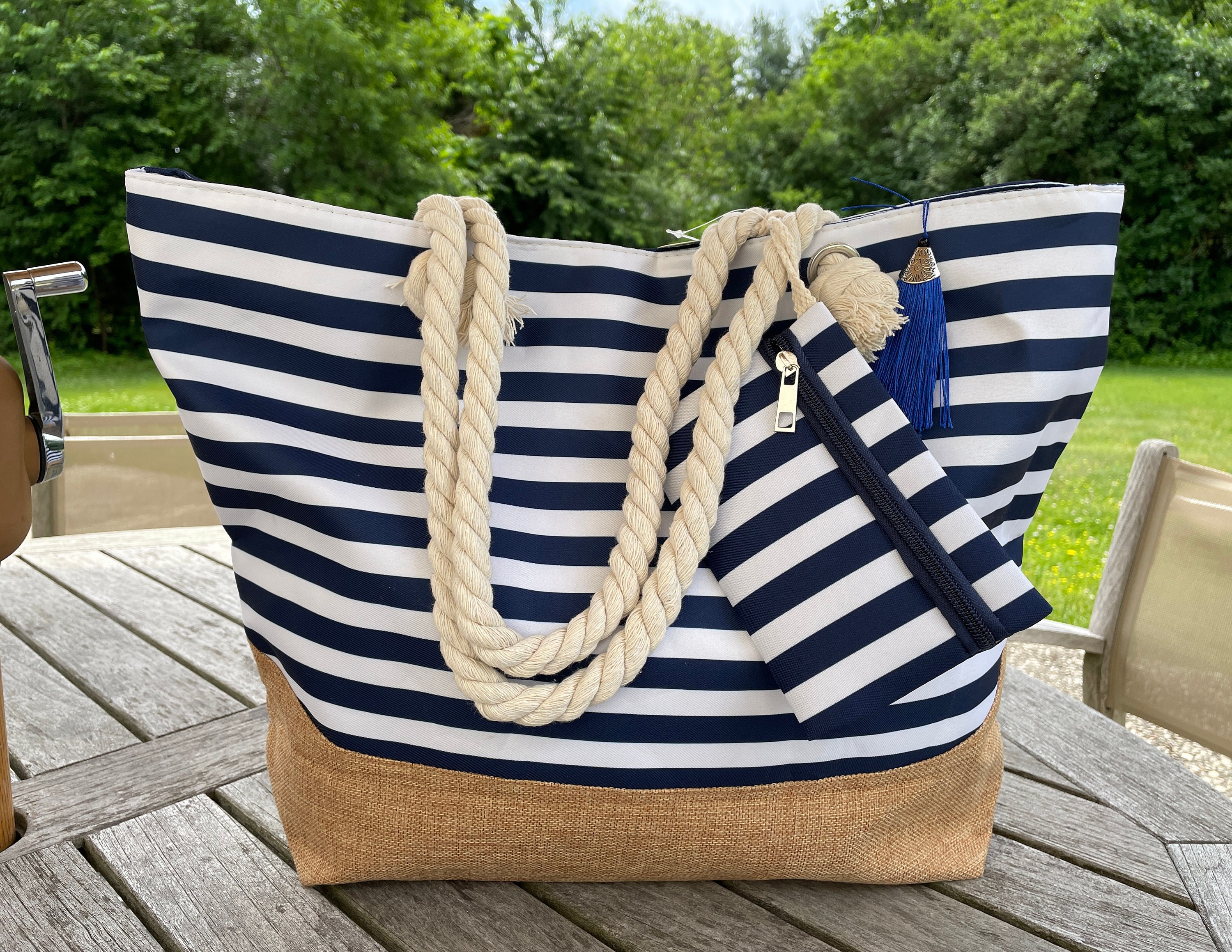Extra Large Canvas Tote Bag With Zipper Large Canvas Beach Bags Big Size  Shopping Bag With Zipper Top and Handles 