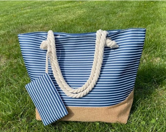 Beach Bag, Large Beach Tote Bags, Bridesmaid Beach Bag Gift,