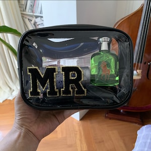 TSA-zugelassene Kulturtasche, Reise-Make-up-Tasche, Medizintasche, Medizintasche, Snacks, Nagel, XL durchsichtige Tasche, Brautgeschenk, Fünf Farben