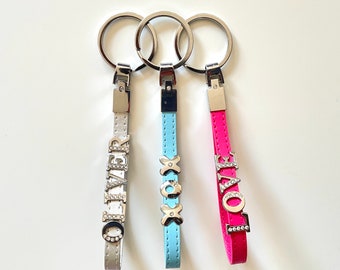 Custom Name Keychain, Keychain with Name, Purse Charm, Custom bags Charm, Gift for Her, Bridesmaid Gifts, Christmas Gifts