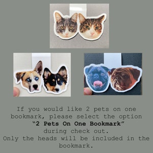 Personalized Bookmark Custom Bookmark Custom Pet Photo Gift Dog Mom Present Personalized Dog Magnetic Bookmark image 3