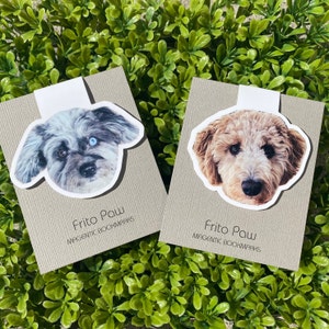 Personalized Bookmark Custom Bookmark Custom Pet Photo Gift Dog Mom Present Personalized Dog Magnetic Bookmark image 4