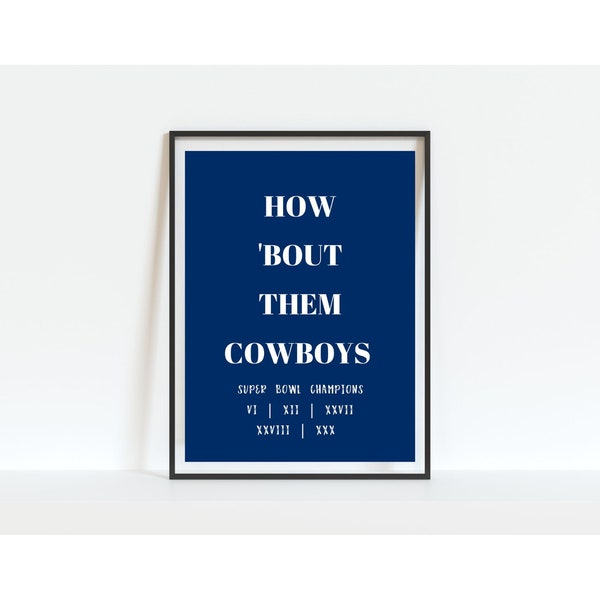 Dallas Cowboys Poster