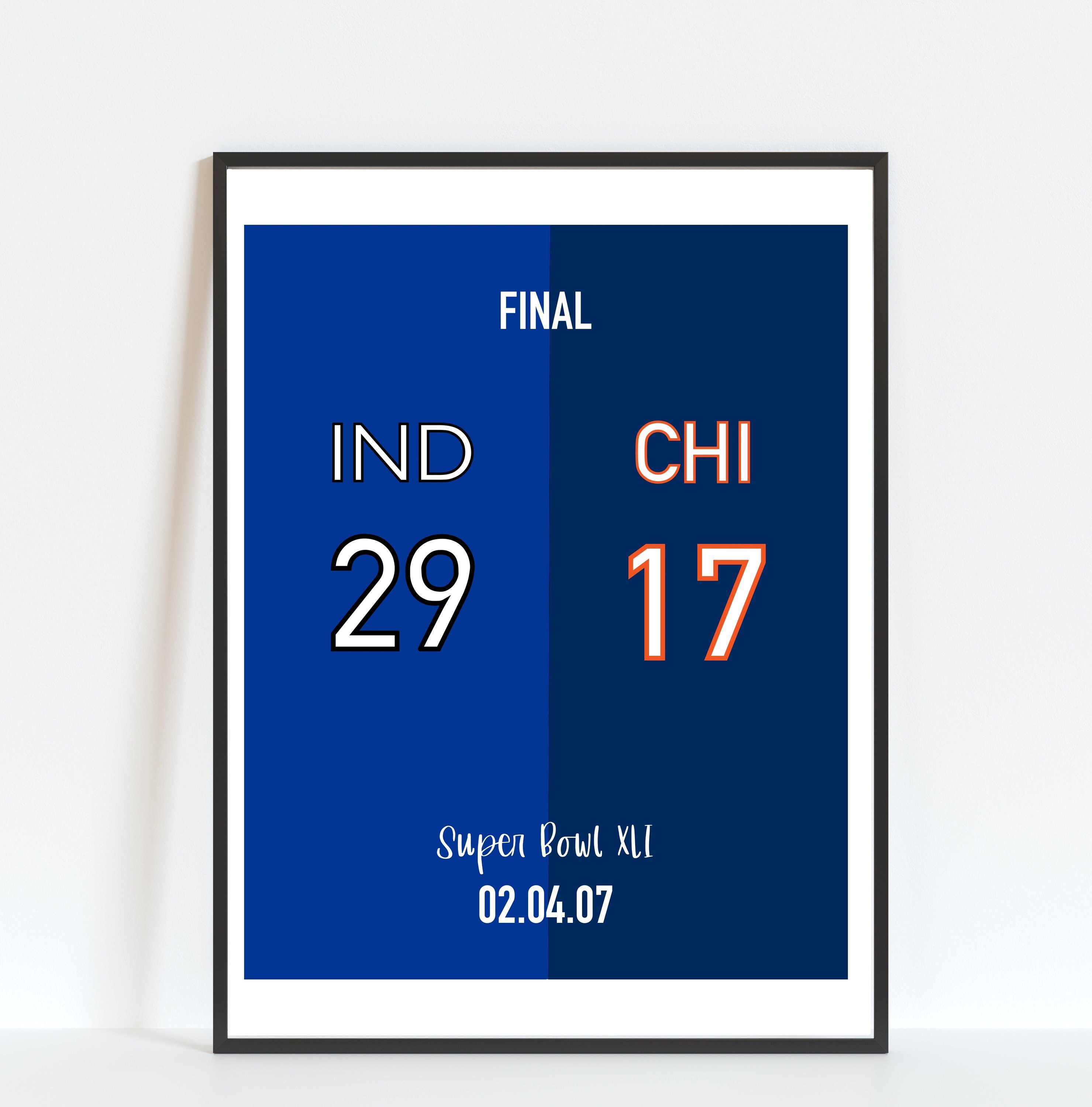 Super Bowl XLI - Indianapolis Colts vs. Chicago Bears