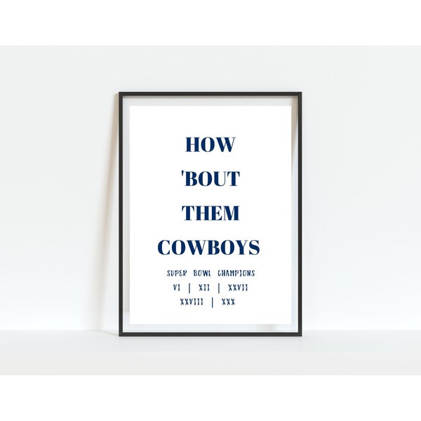 How 'Bout Them Cowboys