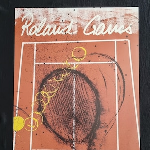 Fernandez Arman &quot;Roland Garros, 2002&quot; Poster Winners: Serena Williams and Alberto Costa