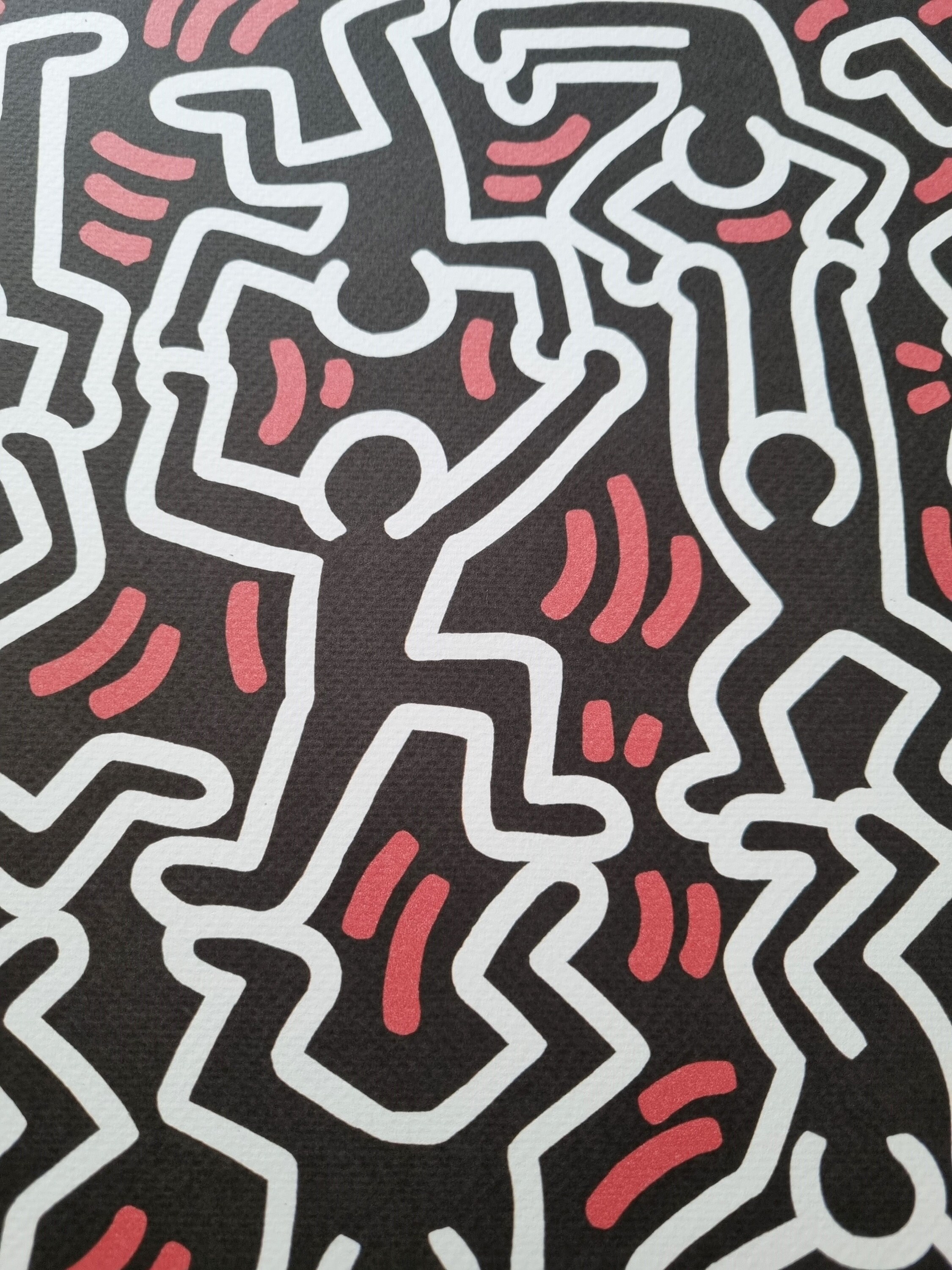 Keith Haring Handstand Haring Wall Art Haring Art Etsy