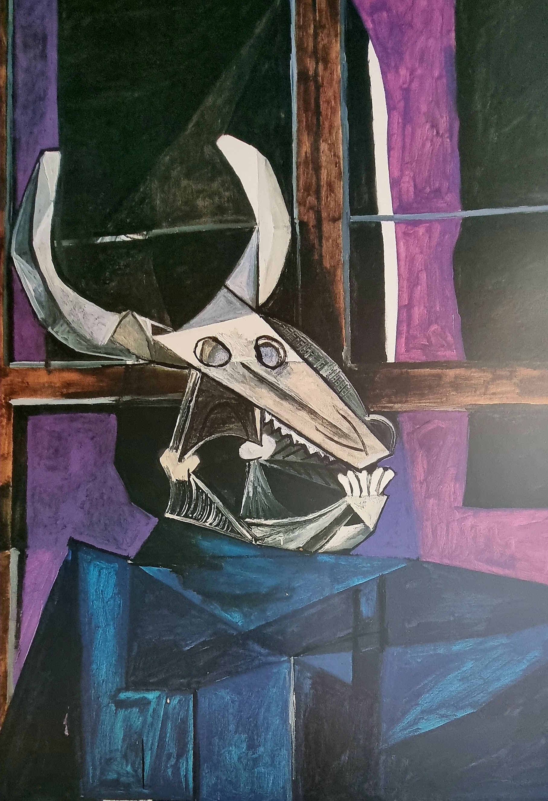 パブロ・ピカソ「雄牛の頭蓋骨のある静物画、1942年」©Spadem/Paris