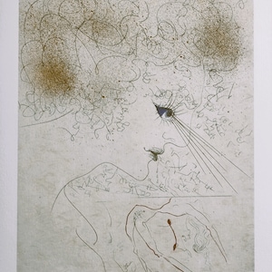 Salvador Dalì From the series &quot;Venus aux Fourrures&quot; Dimensions: 38 x 28 cm. 14.96&quot; x 11.02&quot; On the back there is the indication of the Copyright