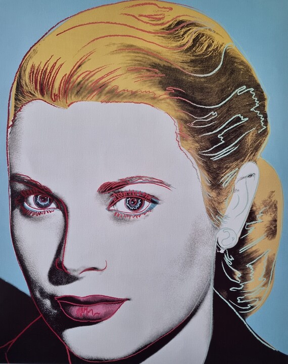 アンディウォーホール ポスター「グレースケリー」