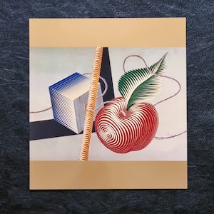 Victor Vasarely &quot;Etude Linéaire&quot; Vintage ©1977 Optical Art Home Decor.