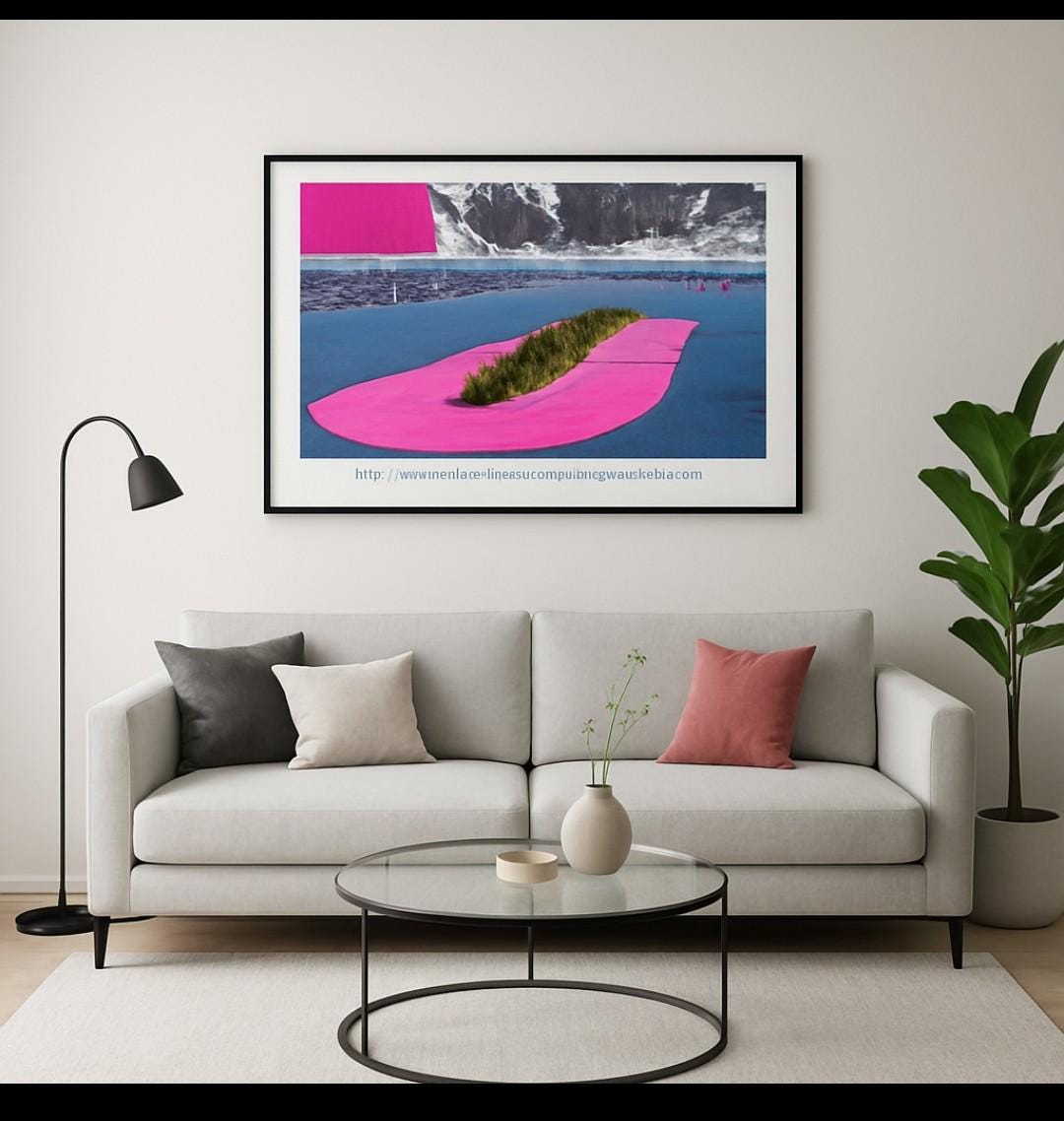 Modern Art Christo Vintage Offset 