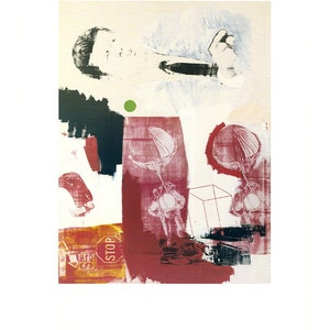 Robert Rauschenberg &quot;J.F. Kennedy Quotes, 1964&quot; Vintage 1990 Home Decor Poster.