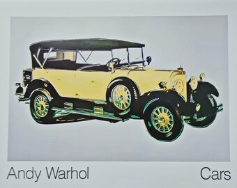 Andy Warhol "Mercedes TYP 400 Tourenwagen, 1925" ©Achenbach Art Edition/Gallerie Hans Mayer/ Düsseldorf - 1988 Best nr. 071 Size 90/70