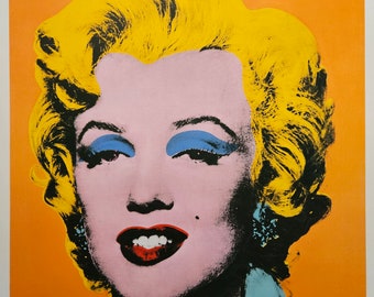 Andy Warhol Title "Marilyn Monroe, 1964" Vintage poster ©1998 The Andy Warhol Foundation for the Visual Art - 60 x 80 cm.