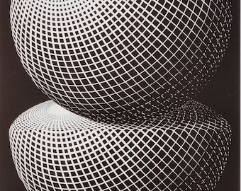 M.C. Escher - Three Spheres I - Limited Edition Offset Lithograph
