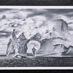 Sebastião Salgado „Weddellmeer, Antarktische Halbinsel, 2005“ Monochrome Ausgabe, limitiert, Größe 33 x 25 cm. Heimdekorationen