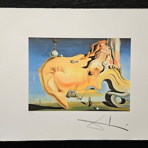Salvador Dalì  Stampa d'arte offset basata sull'originale. ( Surrealismo # Arte Moderna # Litografia # Decorazione casa # Poster)