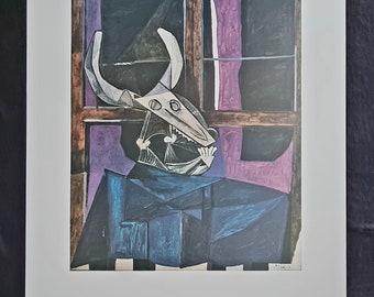 パブロ・ピカソ「雄牛の頭蓋骨のある静物画、1942年」©Spadem/Paris