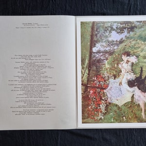Giovanni Boldini &quot;Summer&quot; Vintage Lithograph Print from the 1960s, 42 x 32 cm. Home Decor.