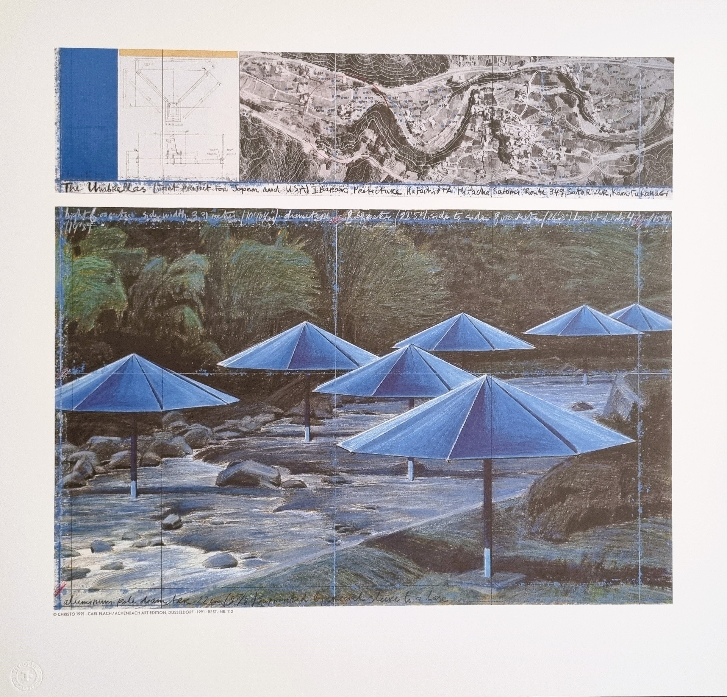 アート・デザイン・音楽 Christo The Umbrellas Christo The Umbrellas Ibaraki Japan Poster – Poster Museum
