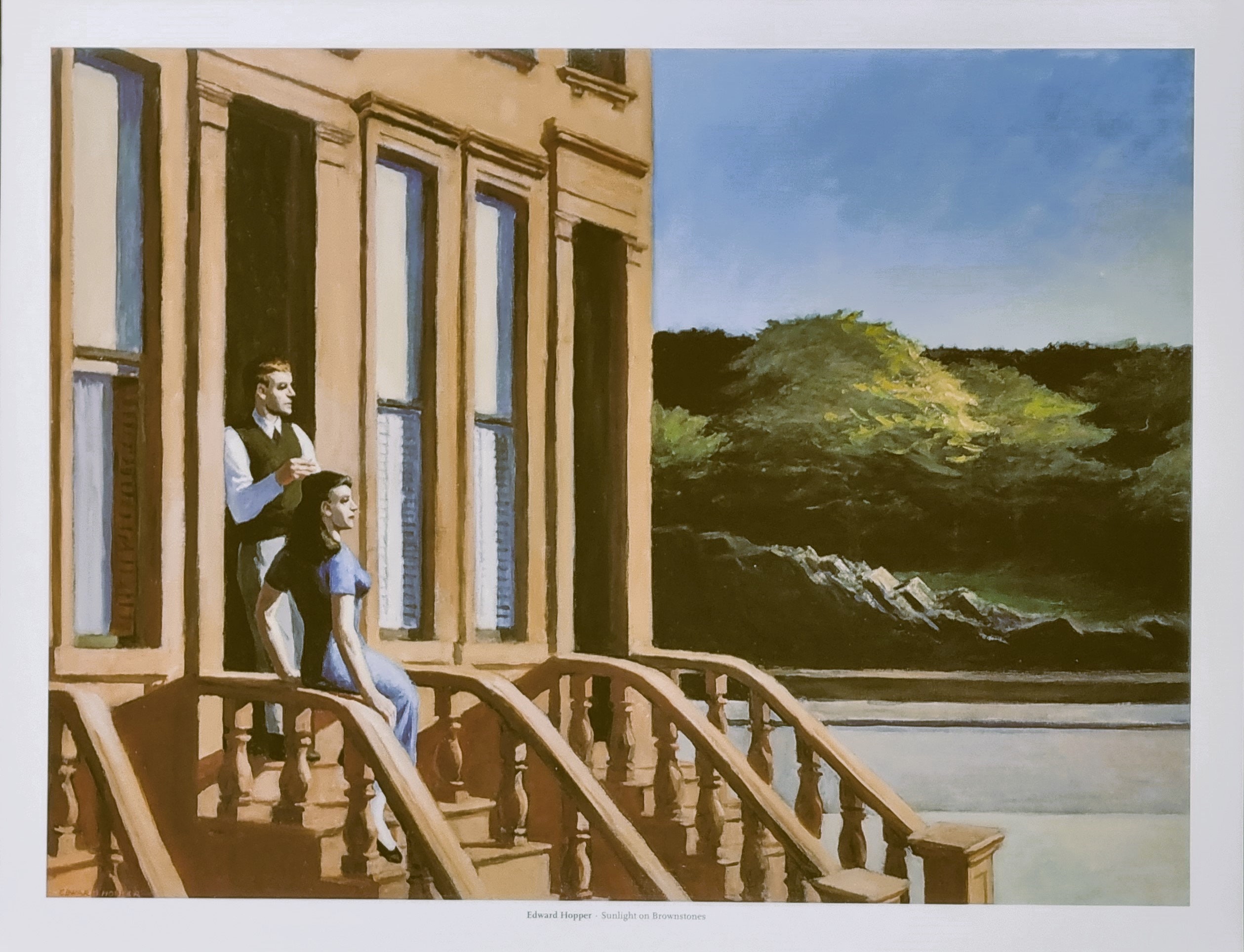 デンマーク限定！画家【エドワード・ホッパー】希少ポスター額入り