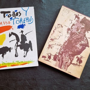 Pablo Picasso Toros y Toreros Collectible art book. First edition of 1961, dimensions 28 x 38.5 cm. Very good condition. image 1