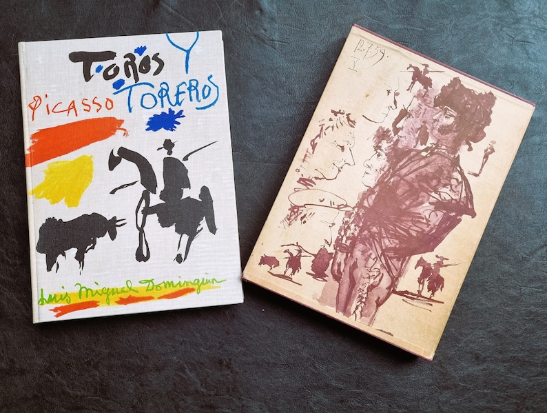 Pablo Picasso Toros y Toreros Libro d'arte da collezione. Prima edizione del 1961, dimensioni 28 x 38,5 cm. Ottime condizioni. imagem 1