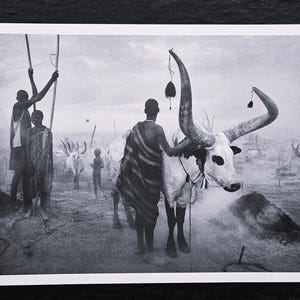 Sebastião Salgado &quot;Kei, Southern Sudan, 2006&quot; Monochrome Art Edition, limited. On the back ©Sebastião Salgado. Dimension: 33 x 25 cm.