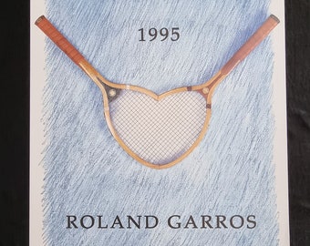 Donald Lipski "Roland Garros, 1995" Winners' Poster: Steffi Graf and Thomas Muster