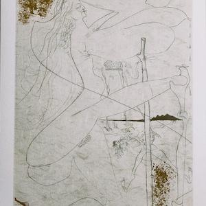 Salvador Dalì Dalla serie "Venus aux Fourrures" Dimensioni : 38 x 28cm. 14,96" x 11,02" Sul retro vi è l'indicazione dei Copyright