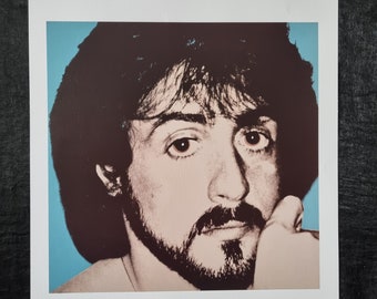 Sylvester Stallone, 1980 - Andy Warhol On the back: description, year of publication and copyright, dimensions 34 x 43 cm.