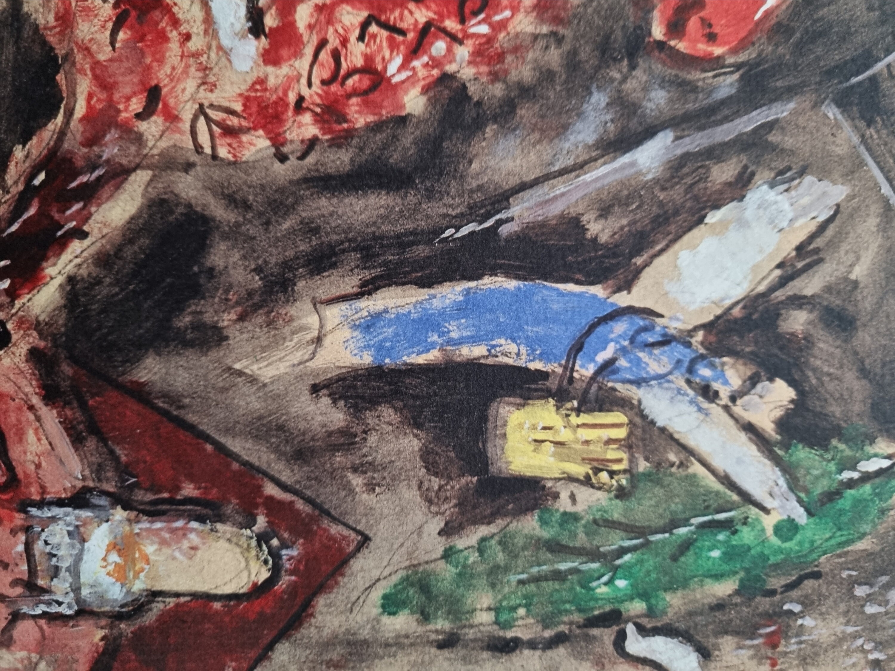 Marc Chagall « Le Cantique des cantiques II » Lithographie en