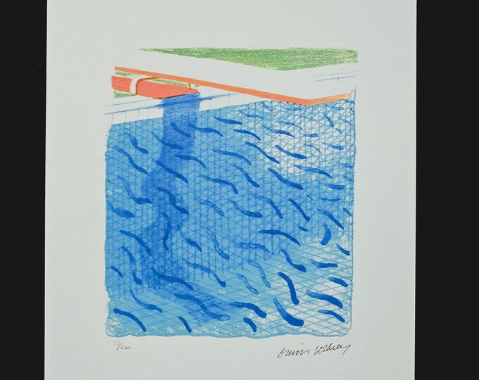 Swimming Pool David Hockney Offset Art Print Based on the Original ...