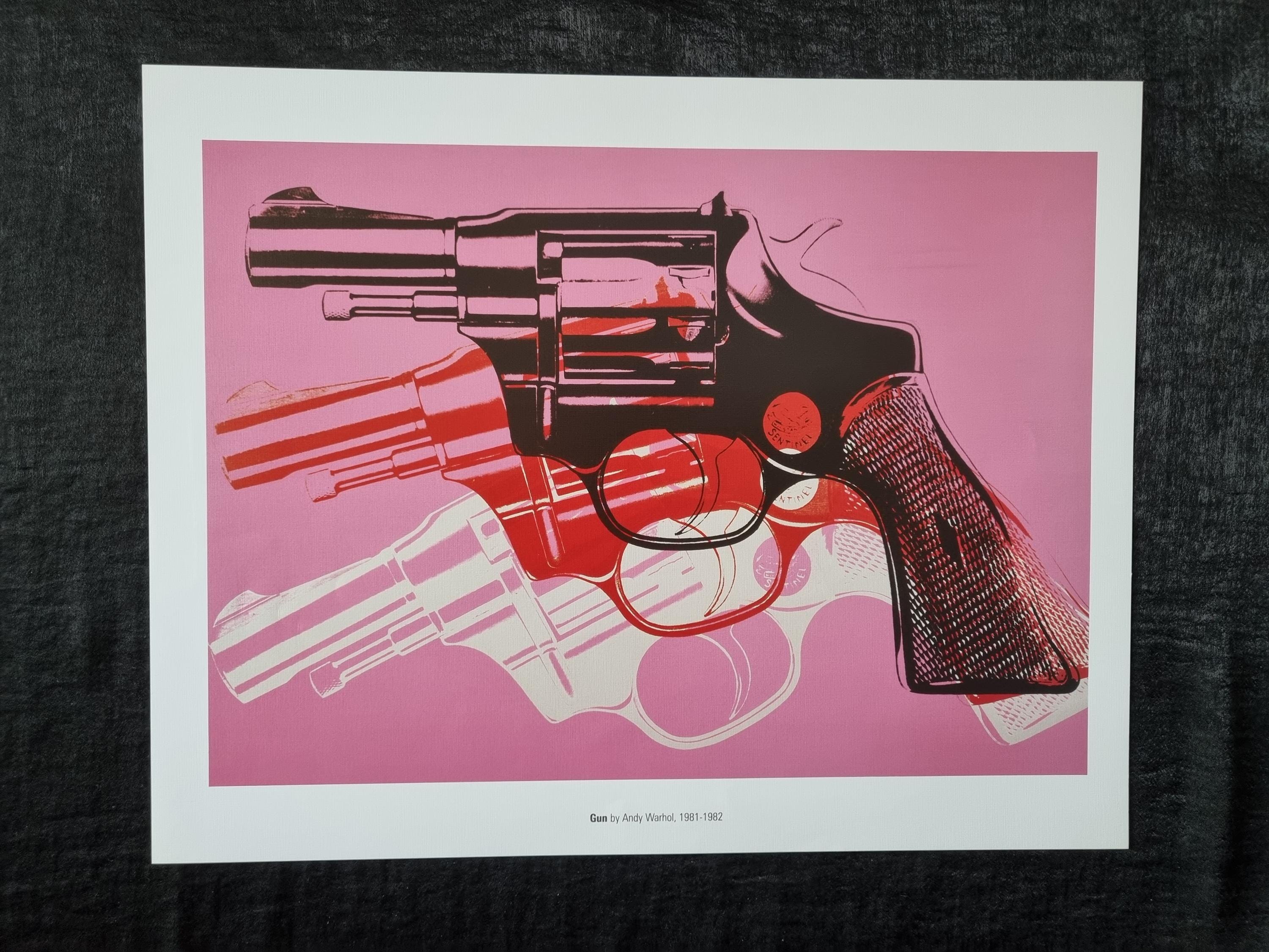 gun　銃　アメリカ製　アンディーウォーホール　andy warhol ポスター gun 銃 アメリカ製 アンディーウォーホール andy warhol ポスター