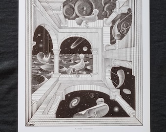 アート・デザイン・音楽 THE WORLD OF M.C. ESCHER / 1987 M.C. Escher # THE WORLD OF M.C. ESCHER# japan,1987 – ftn books